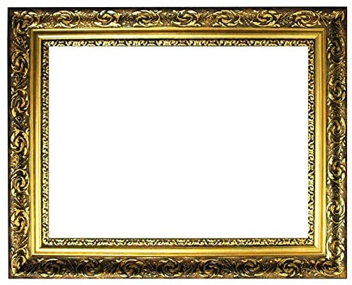 Barockrahmen Gold fein verziert 840 ORO, 50x70 Leerrahmen