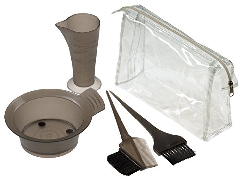 Comair 3011713 Färbe-Zubehör-Set, 5-teilig, transparentschwarz