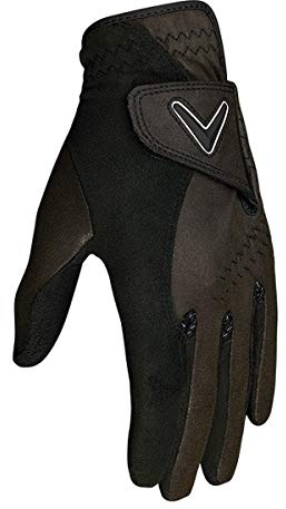 Callaway Damen Opti Grip Golfhandschuhe, Klein, Schwarz