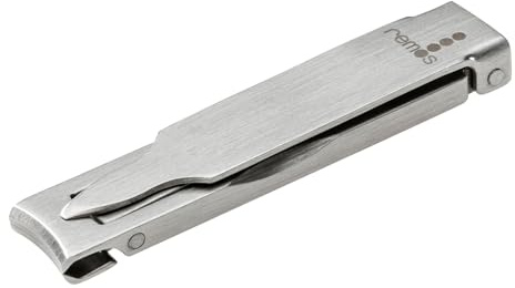 REMOS Nagelknipser mit Nagelfeile aus rostfreiem Edelstahl - ideal für unterwegs