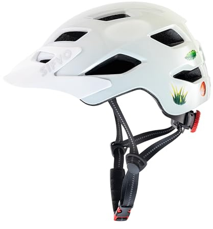 SIFVO Fahrradhelm Kinder Jungen und Mädchen 50-57cm, Kinder Fahrradhelm mit Abnehmbarem Visier Kinderhelm Multisport Helm Kinder Sicher und Komfortabel 5-14 Jahre