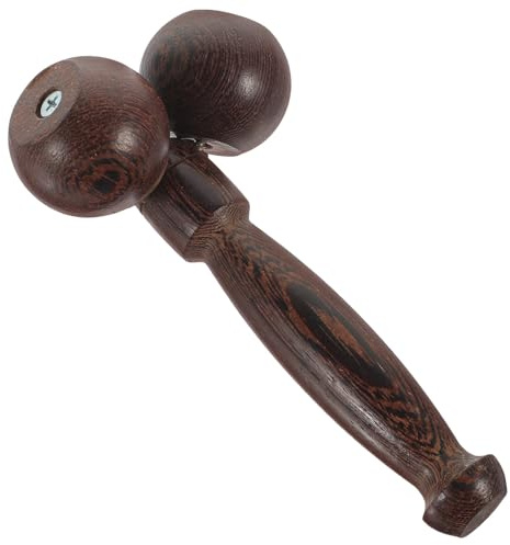 VERDANVERSE Gesichtsmassagegerät Chicken Wing Holz Doppelroller Hautpflege Roller mit Ergonomischem Griff Manuell für Gesicht Hals und Körper Entspannend und Kühlend