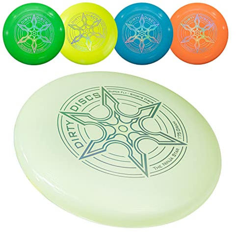 Indy - Dirty DISC (175 g) Frisbee, Professionelle Wurfscheibe für Erwachsene, Kinder, Sport, Spiele und Spaß im Freien!