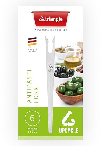 triangle Antipasti forks, 6 Stk. 90 492 06 03 Made in Solingen/Germany