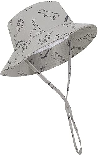 DRESHOW Unisex Baby Kleinkinder Sonnenhut Kappe Mütze Fischerhut Strandhut Kinder Baby Stern Sommerhut UV Schutz UPF 50+