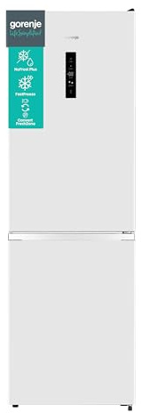 Gorenje N 619EAW4 Kühl-Gefrier-Kombination / LED Display / 186 cm / 300 l / NoFrostPLus / Gemüsefach mit Feuchteregler / FastFreeze / weiß