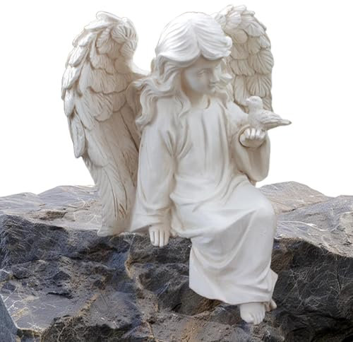Statuen für Garten, Gartenengel, Engelsstatue aus Kunstharz, Dekoration