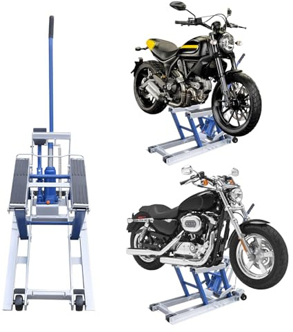 Motorradhebebühne Hydraulisch Motorradheber 680kg Profi Motorrad Hebebühne Montageständer