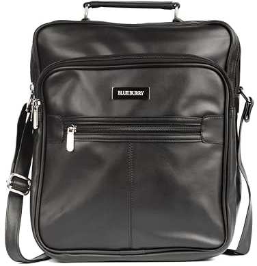 XL Arbeitstasche,Herren Umhängetasche, Schultertasche, Reise-Tasche, Männer Leder Optik
