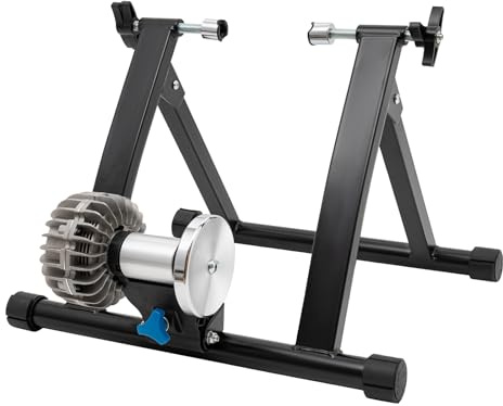 Fahrrad Rollentrainer, 26-29 Zoll Geräuscharm Fahrradtrainer bis 150 kg, Indoor Bike Trainer Stand Fitnessbikes für Zuhause und Büro