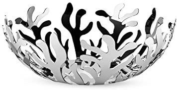 Alessi ESI01/29 Mediterraneo Obstschale aus Edelstahl