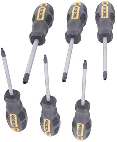 PROXXON 22640 Satz FLEX-DOT Torx Schraubendreher TX/TTX 6 teilig, T BO 10/T BO 15/T BO 20/ T BO 25/T BO 30/T BO 40