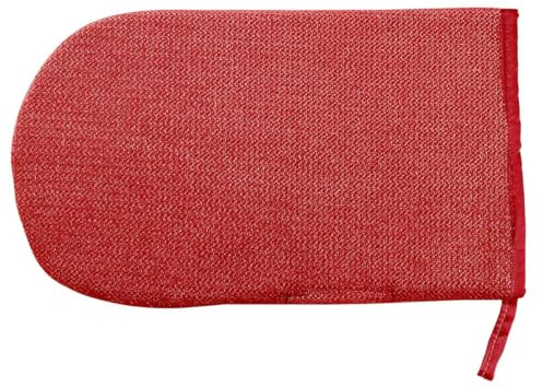 Fackelmann Tierhandschuh HAARTEUFEL, Tierhaarentferner aus Polyester, Katzenbürste für Links- und Rechtshänder (Farbe: Grau), Menge: 1 Stück