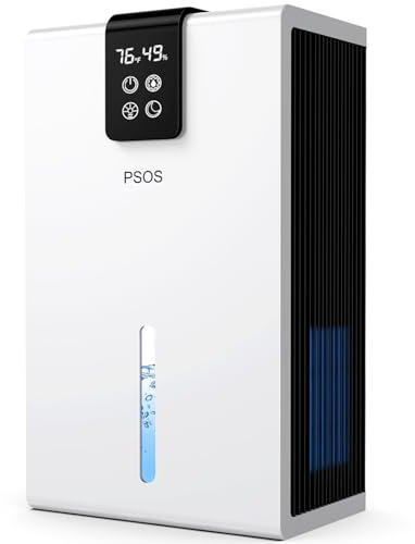 Luftentfeuchter Elektrisch, Ultra Leiser Raumentfeuchter, 2800ml Luftentfeuchter Mit LED Display, Automatisches Abtauen' Schlafmodus, Gegen Feuchtigkeit Schimme, Ideal für Schlafzimmer Badezimmer