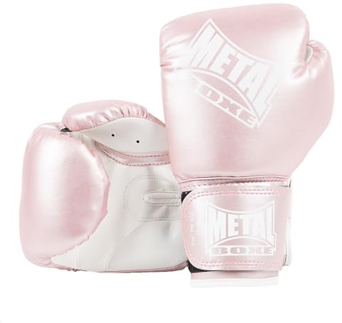 METAL BOXE - Einsteiger-Boxhandschuhe, Rosa, 4 oz