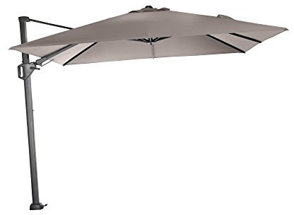 SIENA GARDEN Ampelschirm SUNSET N+ 300x300 cm taupe