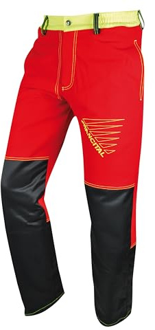 Francital Francital Forest Fighter Start-Up Schnittschutzhose von Red – Arbeitshosen – Forstbekleidung – Rot – M