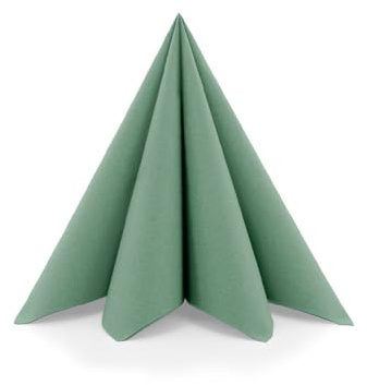 Sovie HORECA Serviette in EUKALYPTUS aus Linclass Airlaid, 40 x 40cm, 1/4 Falz, 50 Stück, hochwertige Einwegservietten für Gastronomie Hotel Catering und elegante Tischdekoration