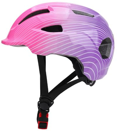 YOOXARMOR Fahrradhelm Kinder,Verstellbar Skaterhelm Reithelm Kinderhelm für 3-5-8 Jungen und Mädchen Kinderfahrradhelm Leicht Einstellbar 48-52CM für Fahrrad Roller Skateboard Scooter