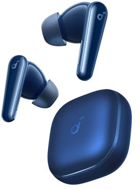 soundcore by Anker Liberty 5, kabellose Noise Cancelling Earbuds, Hi-Res | 2X stärkere Stimmreduktion, ANC in Echtzeit, Schnellladen, Dolby Audio, Surround Sound, klare Telefonate, Lange Akkulaufzeit