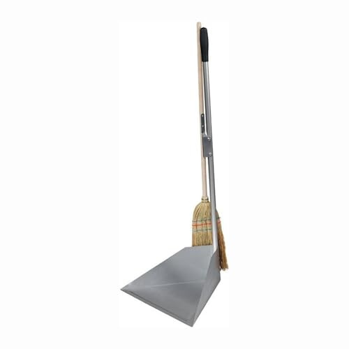 Flora Kehrschaufel Kehrboy Compact 30cm mit Besen, Silber, 100 x 29 x 25 cm