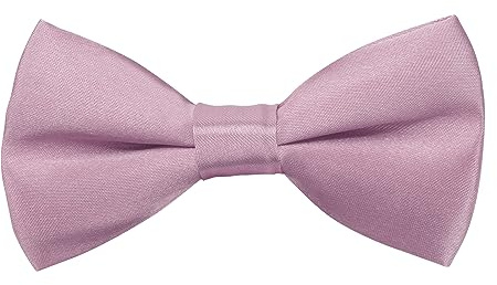 FACATH Kinderfliege, niedliche vorgebundene Kleinkindfliegen, verstellbar und bequem | Einfarbige Fliegen für Mädchen und Babys, perfekt für formelle Anlässe, Hochzeiten und legere Anlässe (Rosa)