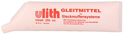 Gleitmittel 250 ml Ulith für KG Rohre Schmiermittel Gleitmittel Abwasserrohr HT KG Rohr (ST01 1002)