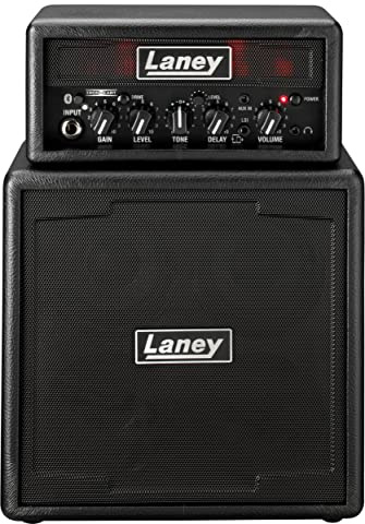 Laney MINISTACK Bluetooth - Batteriebetriebene Gitarren Amp mit Smartphone-Schnittstelle - Ironheart Edition