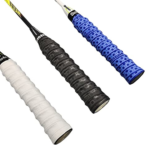 Senston Griffband Anti-Rutsch Overgrip mit Eva Schaumstoffstreifen Badminton Grip für Tennis Griffbänder Squash Schläger