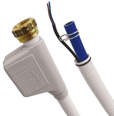 DL-pro Aquastop Zulaufschlauch 165 cm passend für Miele 5729732 | 3/4 Zoll Verschraubung, elektrischer Anschluss – Ersatz für 5729731, 5729730, 5311171, 5311170, 5458390, 4742484, 4742483