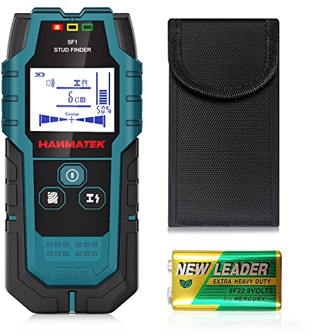 Leitungssucher Ortungsgerät HANMATEK SF1 Wand Scanner Detektor Multifunktional Stud Finder Holz/Eisenmetalle/Nichteisenmetalle/Kabel