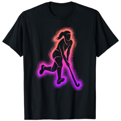 Feldhockey Hockey Damen Kinder Mädchen Hockeyspieler T-Shirt