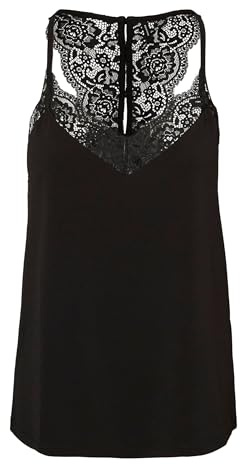VERO Moda Damen Vero Moda Female Top Vmana T-Shirt Trägershirt/Cami Shirt (1er Pack)