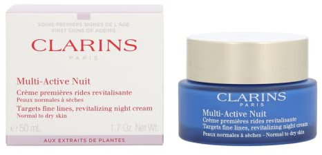 CLARINS Multi-Active Nachtcreme - Normale bis trockene Haut aromatisch