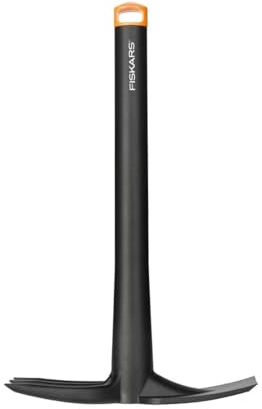 Fiskars Kombihacke, Länge: 32 cm, Glasfaserverstärkter Kunststoff | Schwarz/Orange, Solid, 1001601