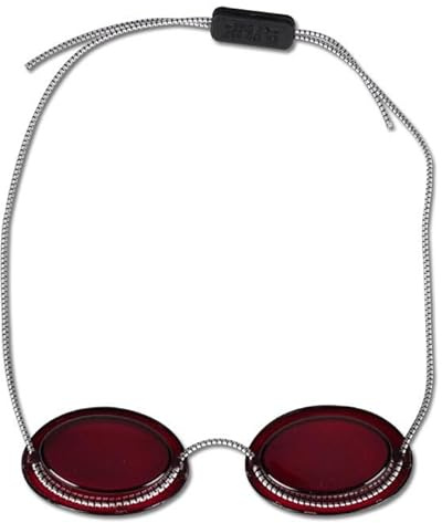 Art of Sun Solarium Schutzbrille rot UV Brille Solariumbrille mit Gummizug, 600015-rot