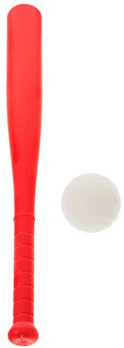 Toddmomy Baseballschläger Aus Kunststoff Mit Ballset Für Kinder Und Anfänger Leichtes Outdoor-Spielzeug Für Garten Und Sportspiele Sicheres Baseball-Trainingsspielzeug