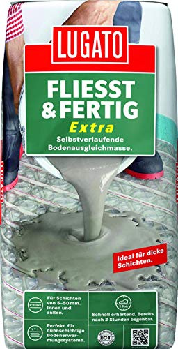 Lugato Fließt und Fertig extra 20 kg/Sack für innen und außen, bis 50mm Höhe