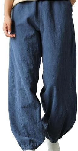 Generisch Tai-Chi-Hosen Confortable Kampfkunst Tai Chi Trainingshosen für Kampfsport Taiji Kung Fu Wushu Yoga Unisex Damen Herren Freizeithose,F,L