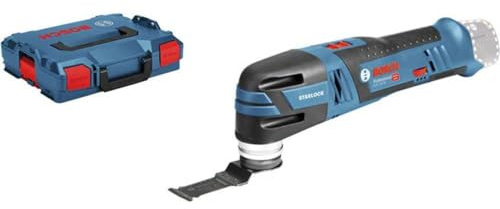Bosch Professional 12V System Akku Multi-Cutter GOP 12V-28 (Starlock-Werkzeugaufnahme, Leerlaufschwingzahl: 5000–20000 min-1, ohne Akkus und Ladegerät, in L-BOXX 136), Solo, 06018B5002