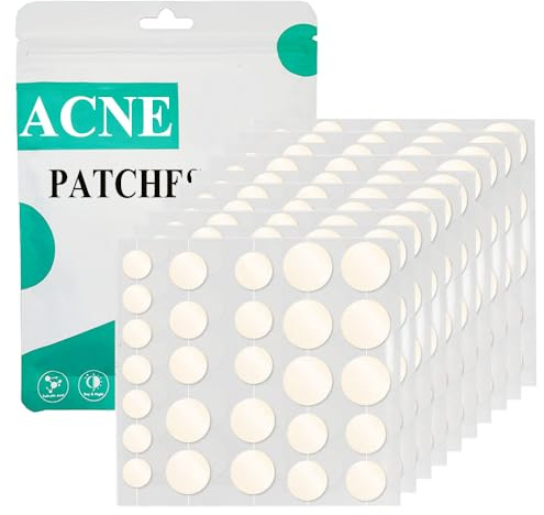 Zemolo 300 Stück Pickel Patch Unsichtbare Hydrokolloid Akne Pimple Patch Tag & Nacht Akne pflaster Wasserdicht & Atmungsaktiv Absorptions Acne Patches