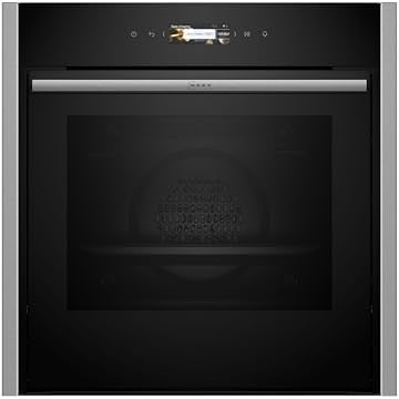 NEFF B54CR31N0, N70, Einbau-Backofen, Integrierbarer Backofen 60 x 60cm, Made in Germany, Slide&Hide, Full Touch TFT-Display, Automatikprogramme, Soft Open, Edelstahl