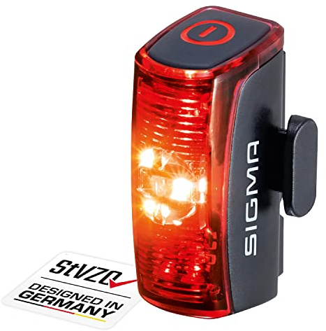 SIGMA Infinity | LED Fahrradrücklicht mit 16h Leuchtdauer | StVZO zugelassenes, akkubetriebenes Rücklicht