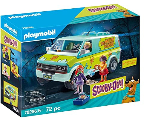 PLAYMOBIL Scooby-DOO! 70286 Mystery Machine mit Lichteffekten, Ab 4 Jahren