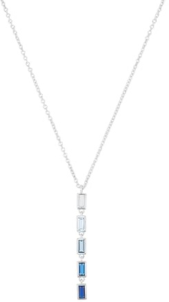 s.Oliver Kette mit Anhänger aus 925 Sterling Silber für Damen, Halsschmuck, mit Zirkonia synth., Kommt in Schmuck Geschenk Box