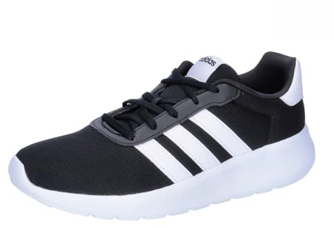 Adidas Lite Racer 3.0 K Kinder Freizeitschuhe Sneaker Unisex - Schwarz, Größe 38