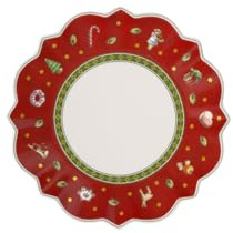 Villeroy & Boch Toy's Delight Roter Brotteller, 17 cm, Premium Porzellan