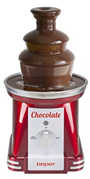 BEPER P101CUD200 Schokobrunnen 3-Etagen – Schokoladenbrunnen 750 ml XXL