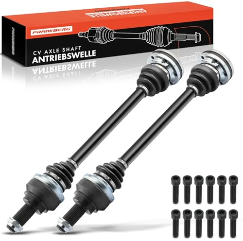 Frankberg 2x Antriebswelle Kompatibel mit 5er E60 525-550 2003-2010 5er Touring E61 525-550 2004-2010 6er E63 635d 645Ci 650i 2004-2010 Hintenachse Replace# 33207572430