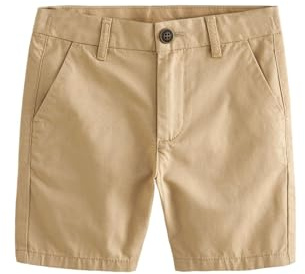 NEXT Jungen Reguläre Passform Chino-Shorts Stein 122